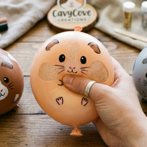DIY Sensory Squishy Guide by Cavy Cove Creations | Printable PDF Instructions for Making a Gel Stress Ball | Kids Craft Activity, Anxiety Relief